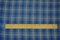 Blue-Green-Multi Moygashel Washed Plaid Irish Linen Woven Fabric By the Yard